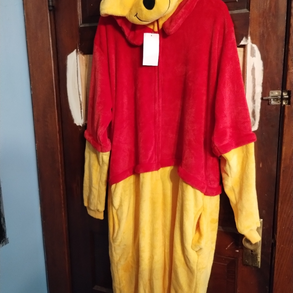 NWT Pooh one piece adult sleeper